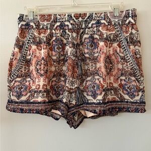 Joie Multicolor High Waist Women Shorts